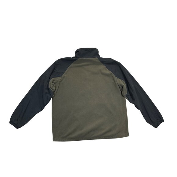 Columbia Jacket Mens Large Gray Green Fleece Full-zip Long Sleeve - Picture 2 of 6